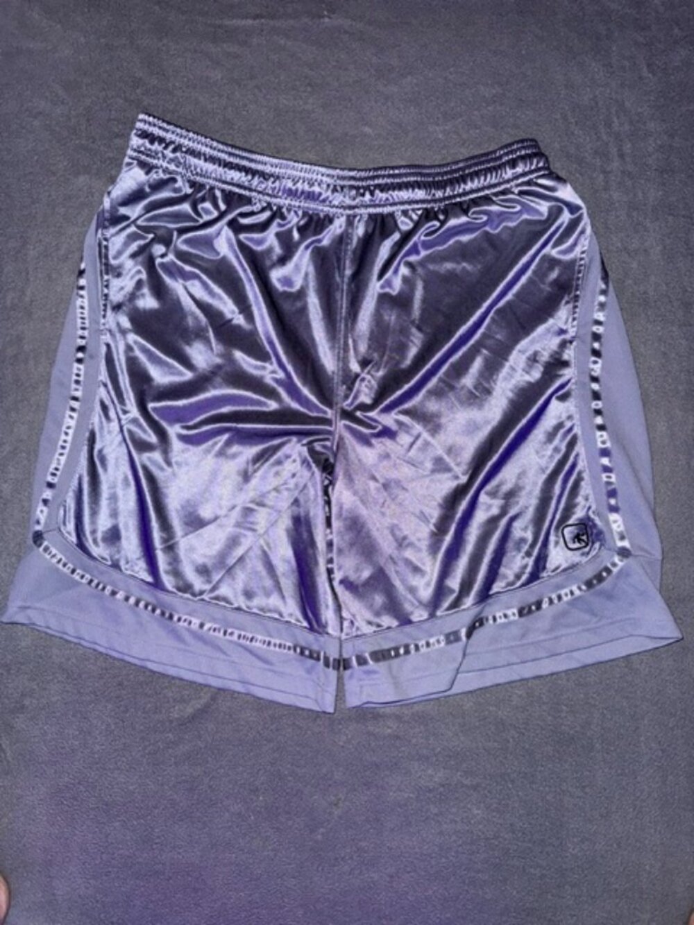 AND1 Basketball Shorts Men’s Size XXL Silver Athletic Mesh Lightweight Training